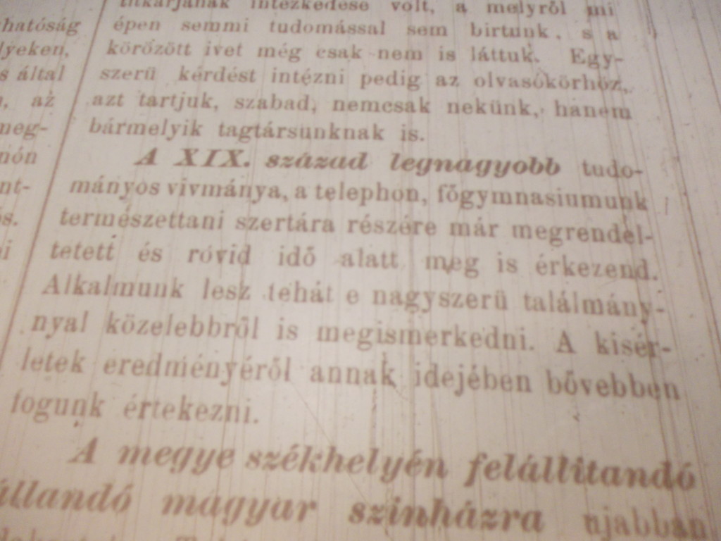 KOR-SZELLEM: 135 éve történt: “Halló, Edelmann tanár úr, itt Kuncz, hall engem?”