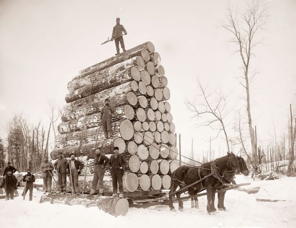 Favágók (1890-es évek) Forrás: www.pinterest.com | Guillermo Ballina Talinto