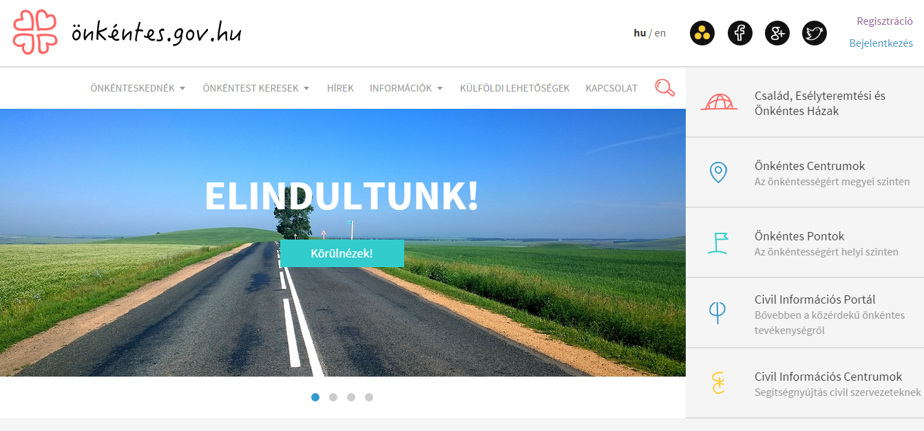 Önkéntes munkát vállalóknak indított honlapot az Emmi
