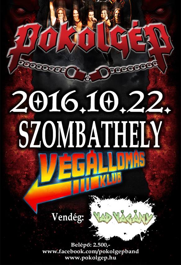 Őspunk és ősmetal a Végállomás Klubban! (2016.10.20-21.)