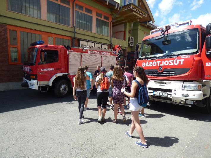 Tűzoltóságon a városvédők