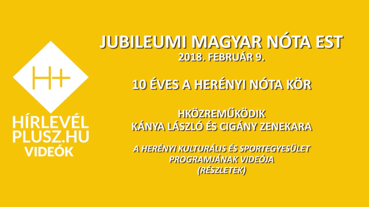 A Herényi Nóta Kör jubileumi estje (videó)